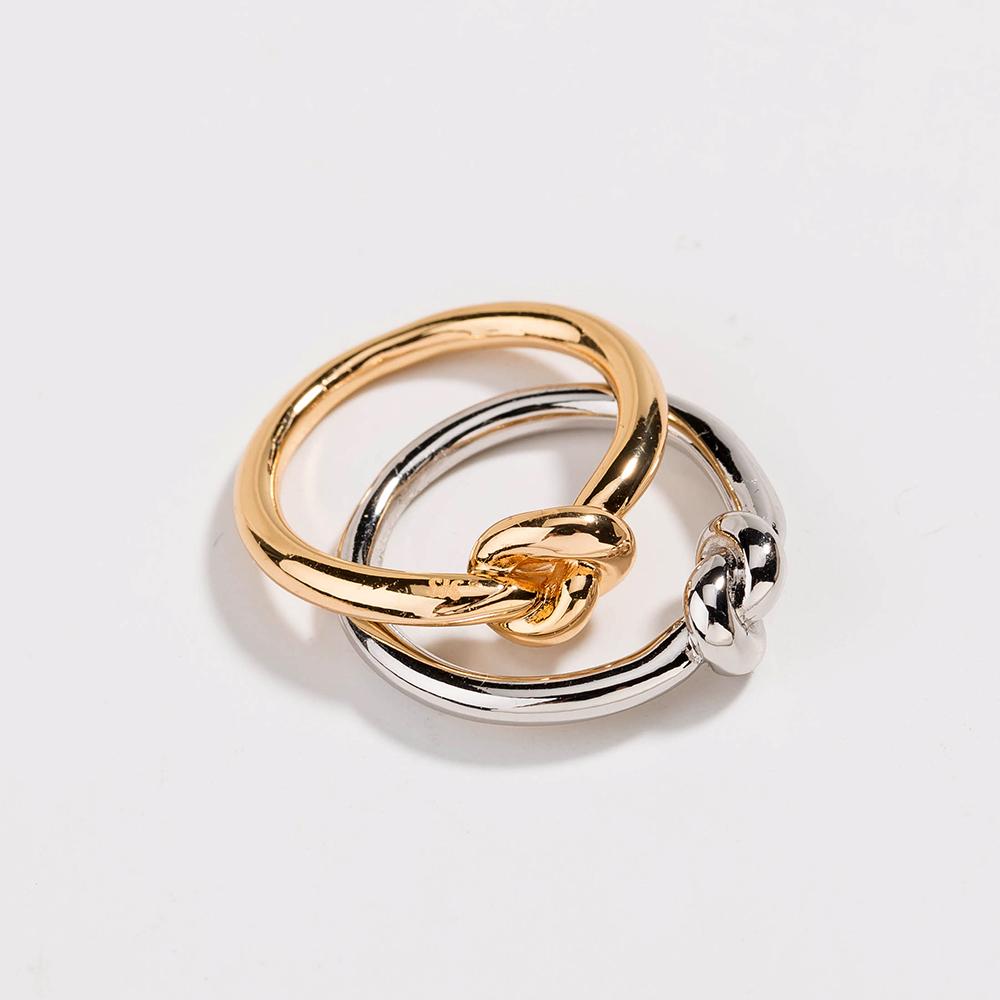 Love Knot Ring Commitment Ring for Women in Gold or Silver