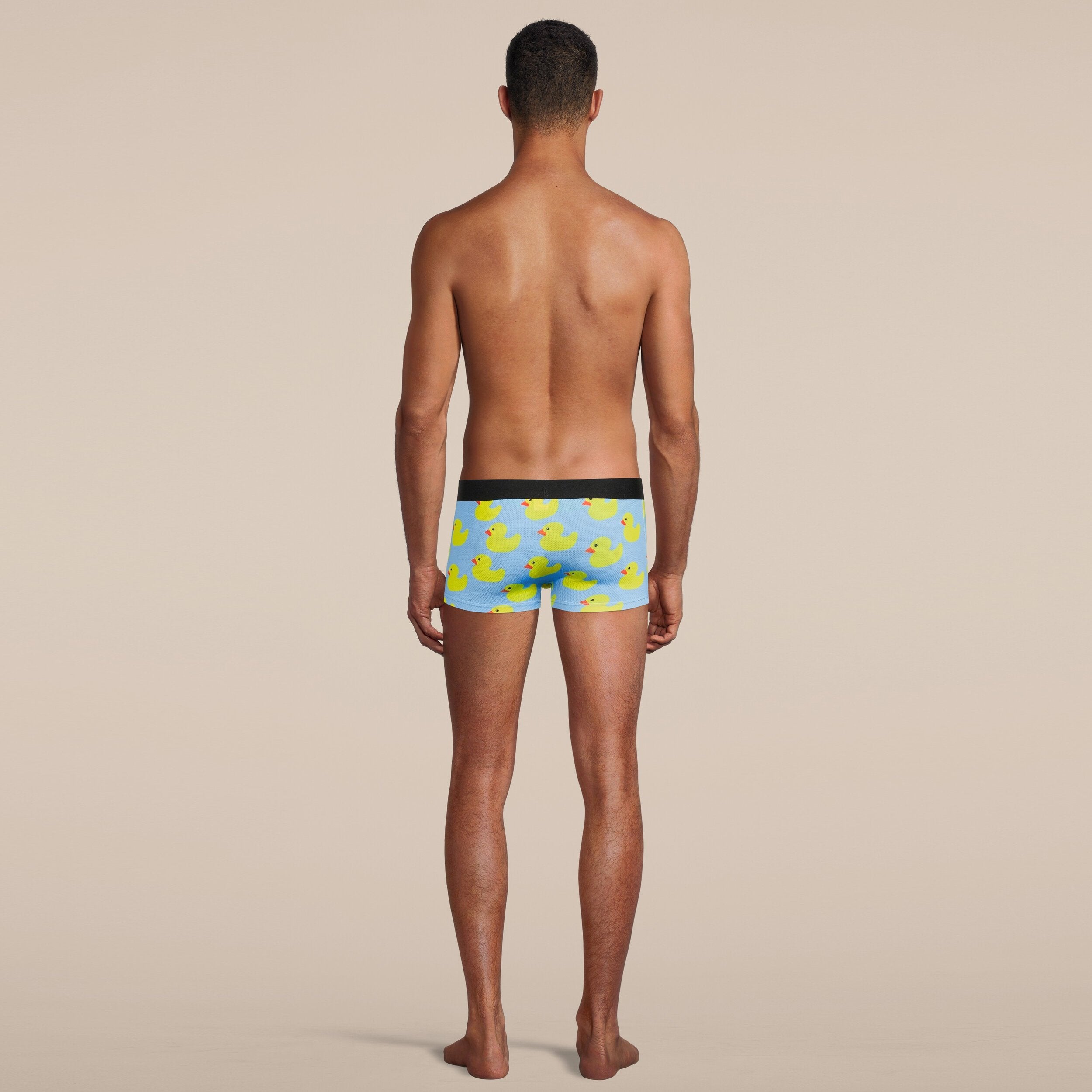 Men's Rubber Duckies Boxer Trunk Underwear with Pouch