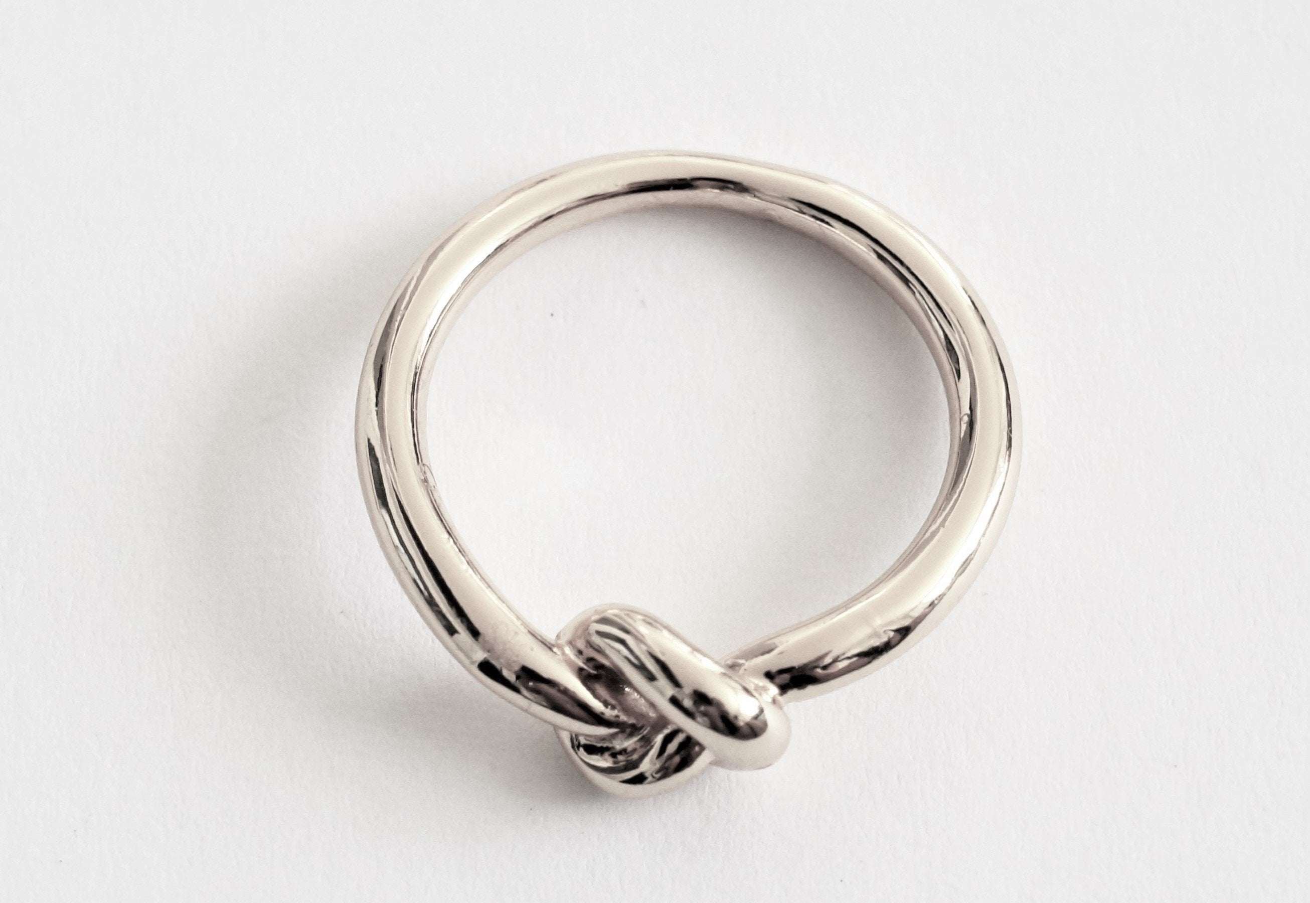 Love Knot Ring Commitment Ring for Women in Gold or Silver