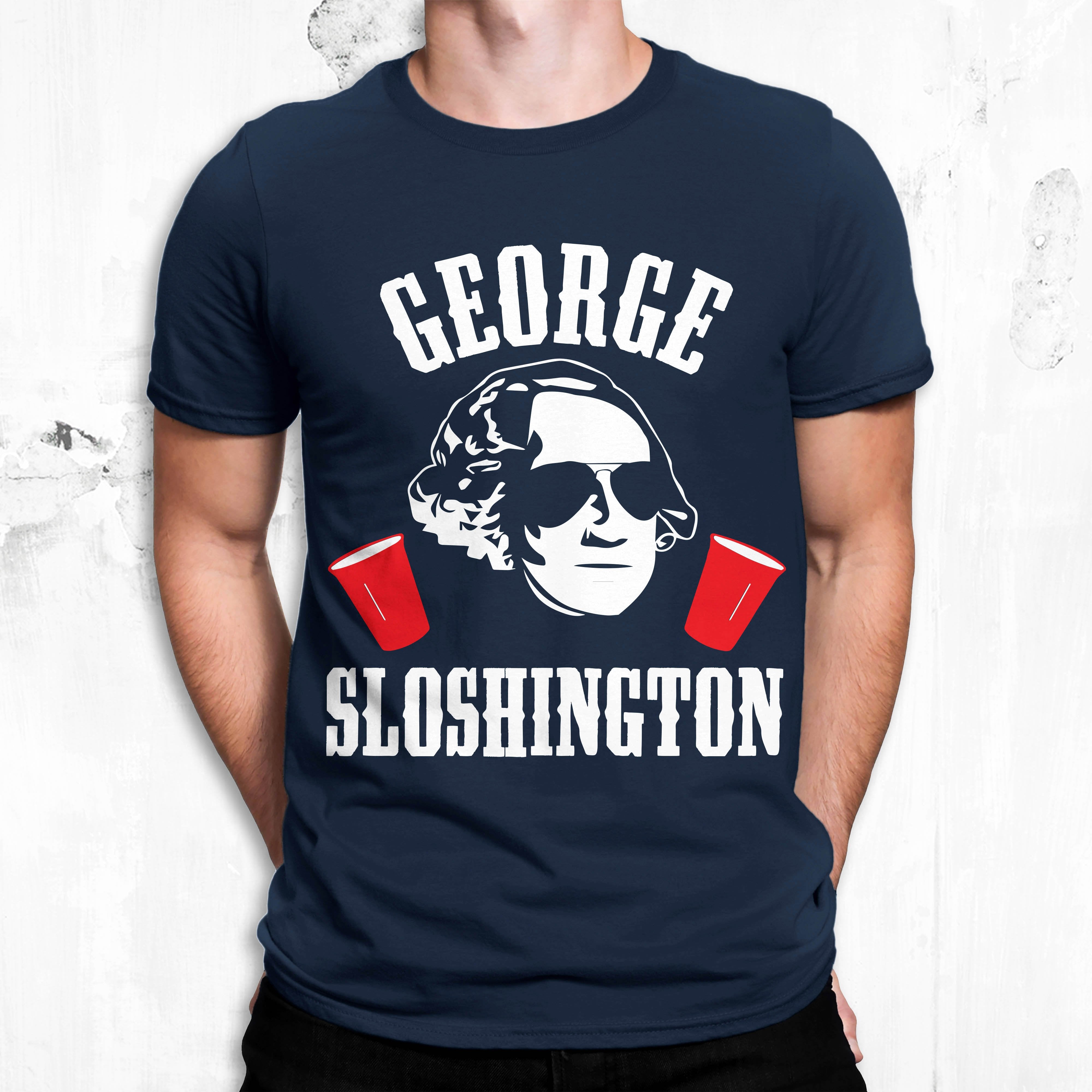 MOUNT SLOSHMORE Men's 4th of July T-Shirt - Pick President