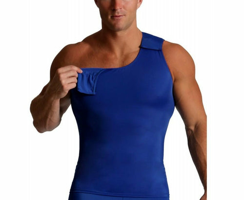 Insta Slim Activewear Compression Muscle Tank Hook & Loop MA00V1