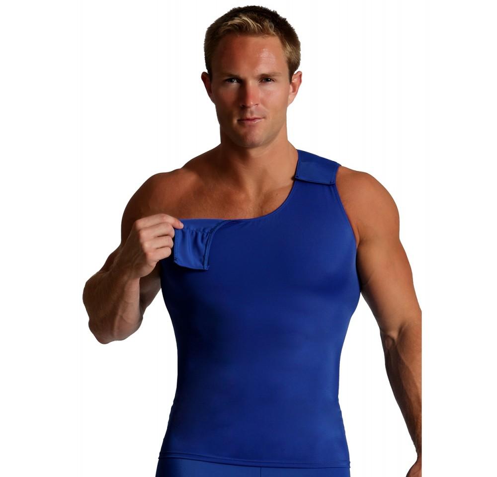 Insta Slim Activewear Compression Muscle Tank Hook & Loop MA00V1