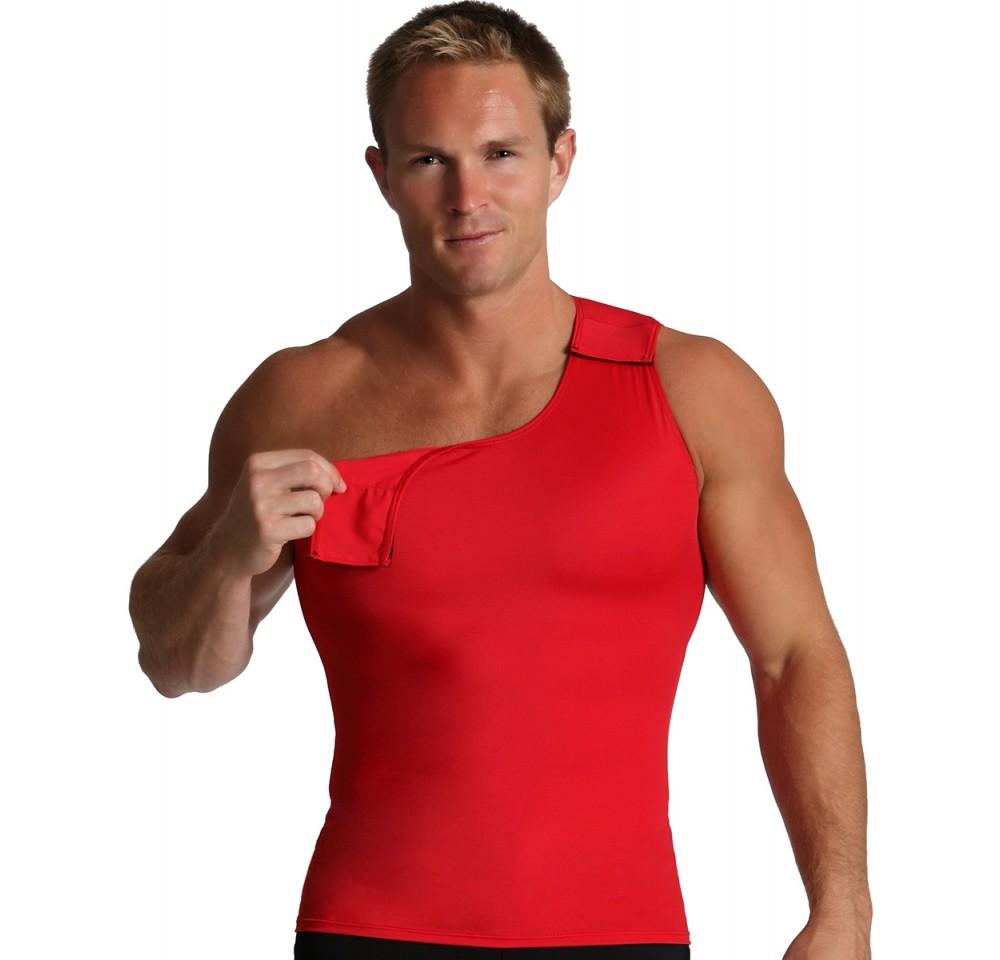 Insta Slim Activewear Compression Muscle Tank Hook & Loop MA00V1