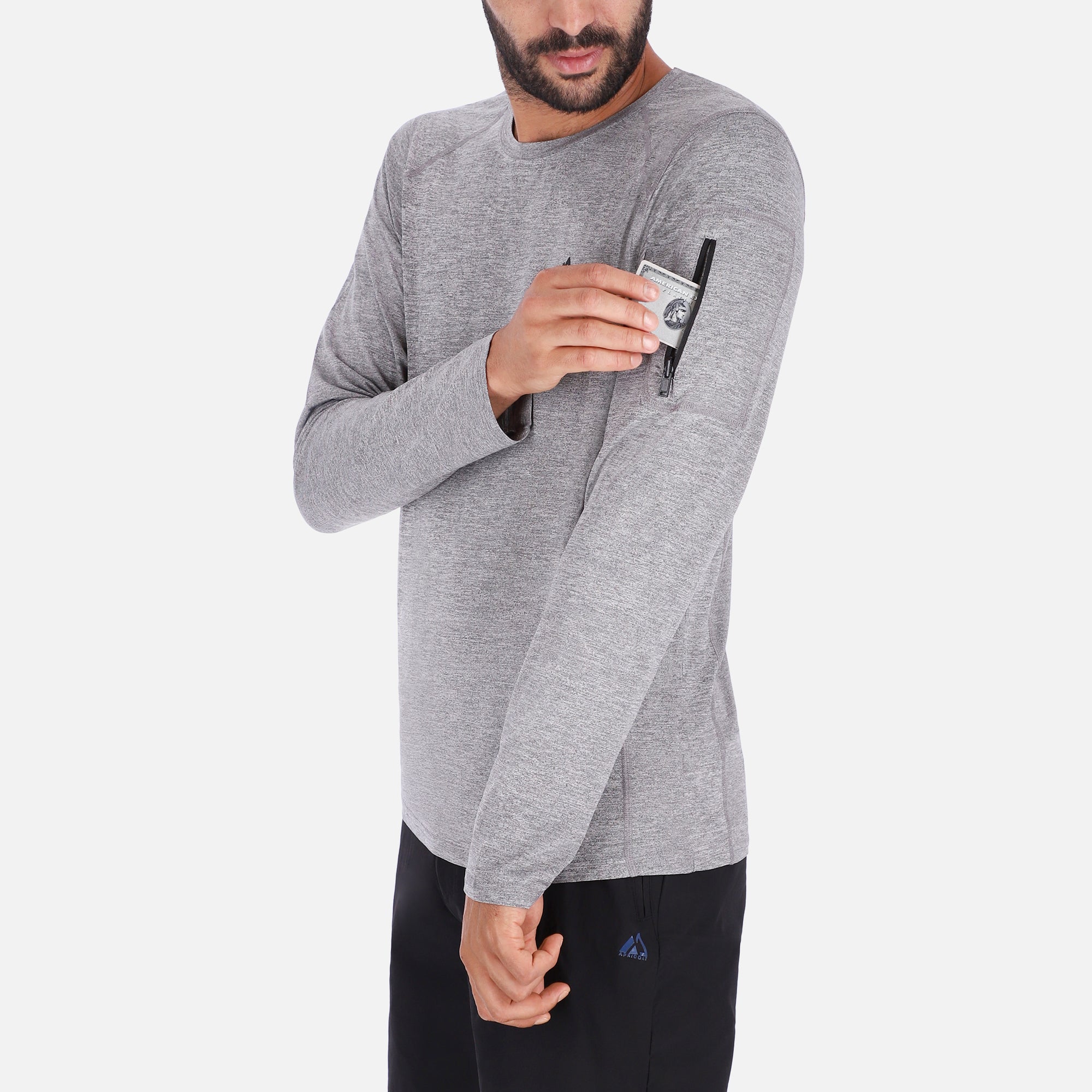 QuickDry LS Shirt - Gray