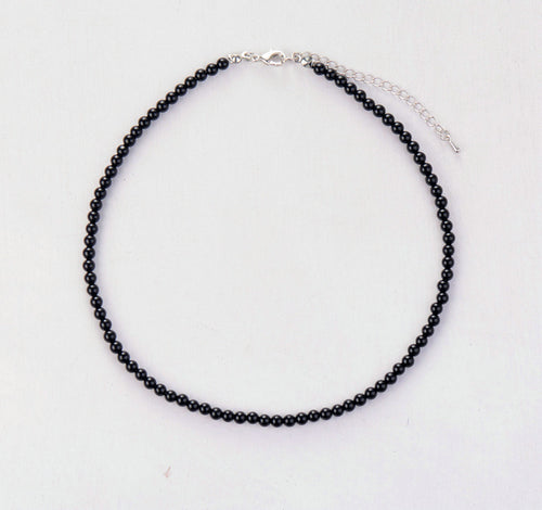 Women Choker 4MM Natural Stones Choker Necklace