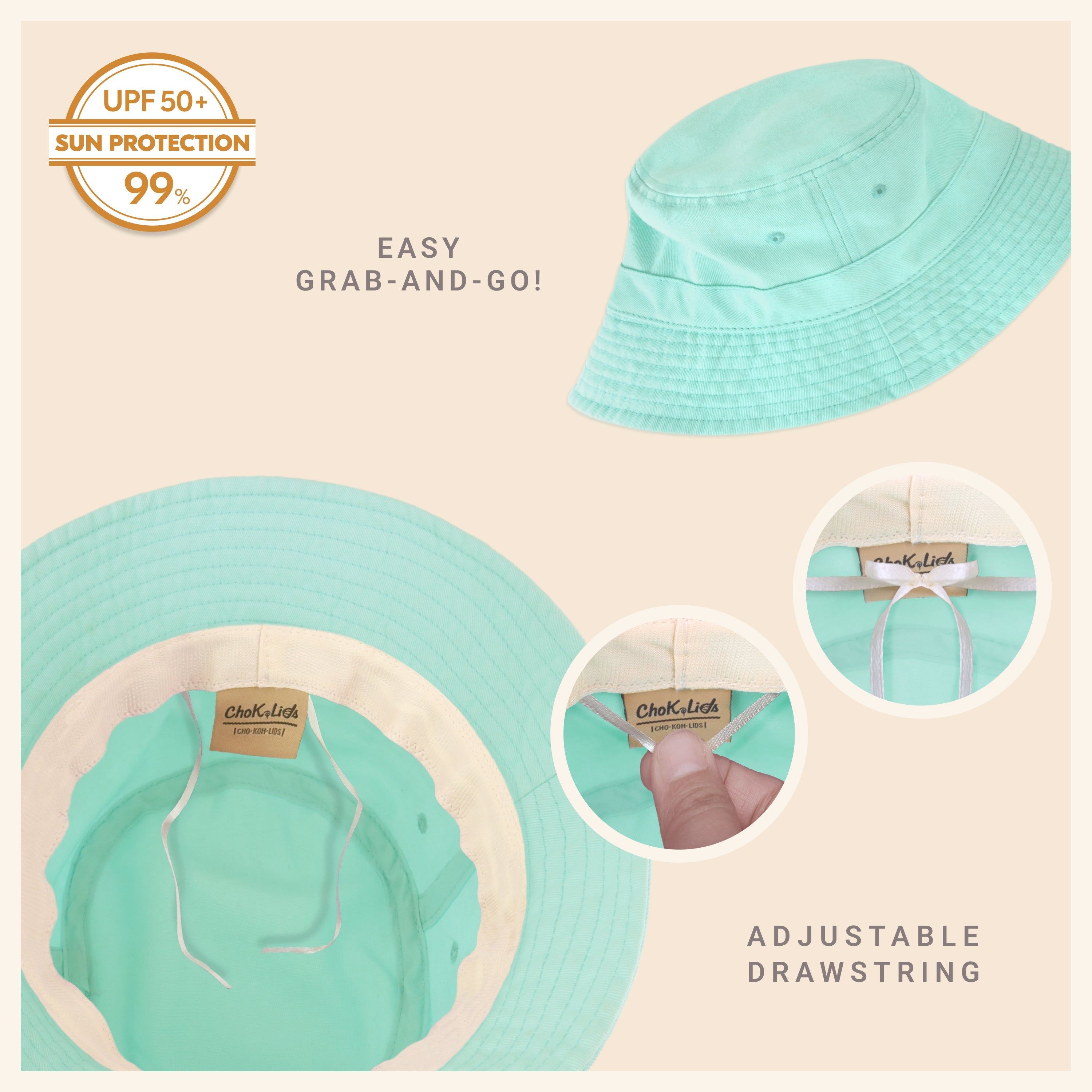 Classic Washed Cotton Bucket Hat