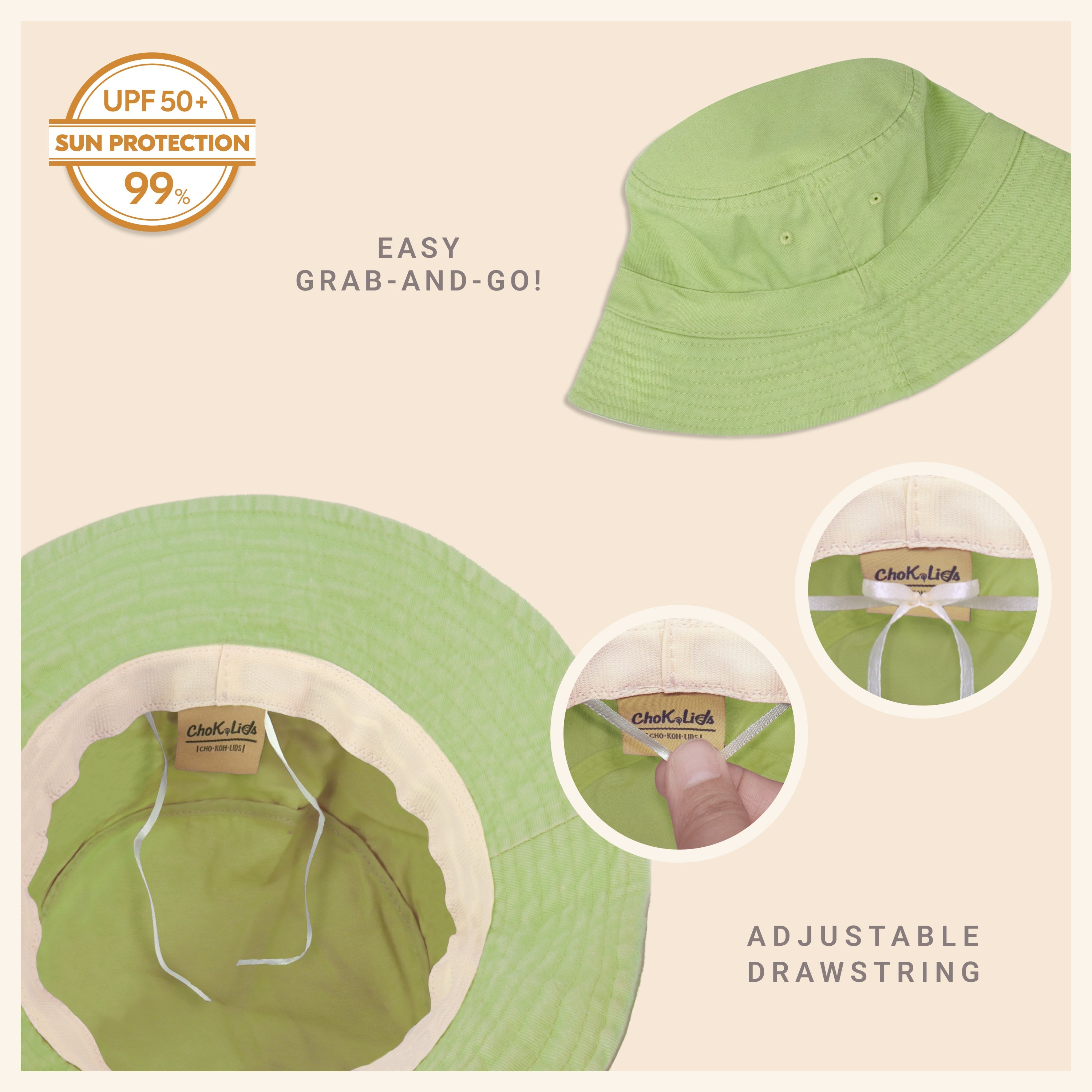 Classic Washed Cotton Bucket Hat