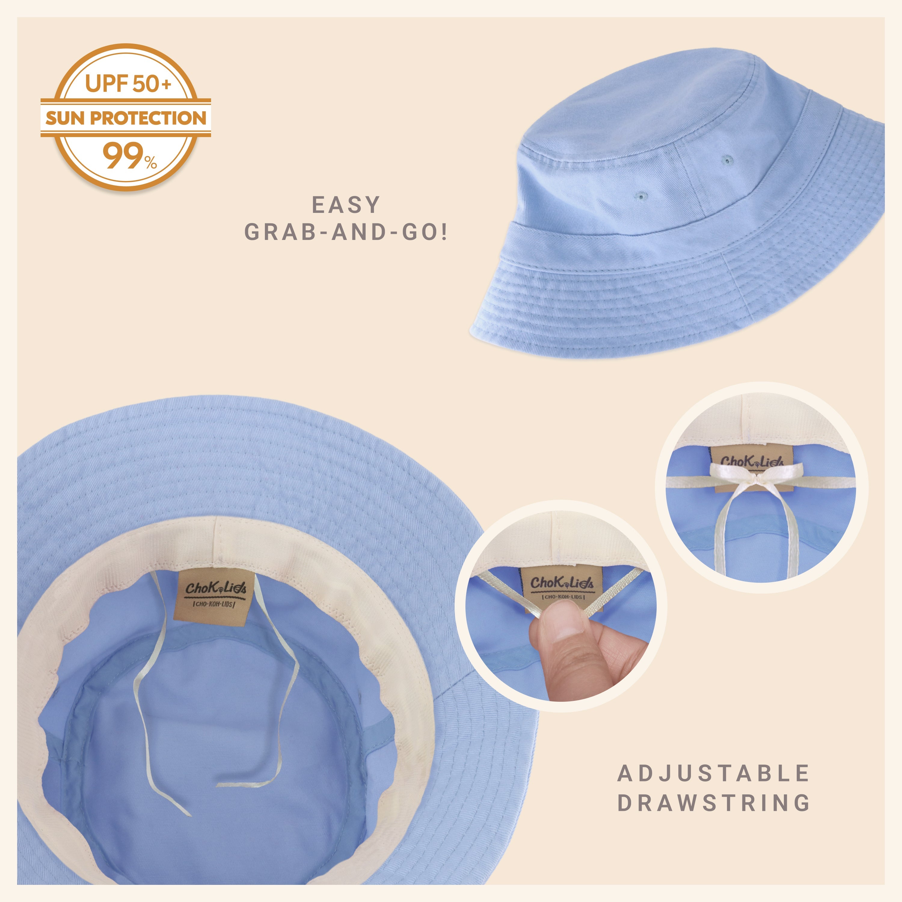 Classic Washed Cotton Bucket Hat