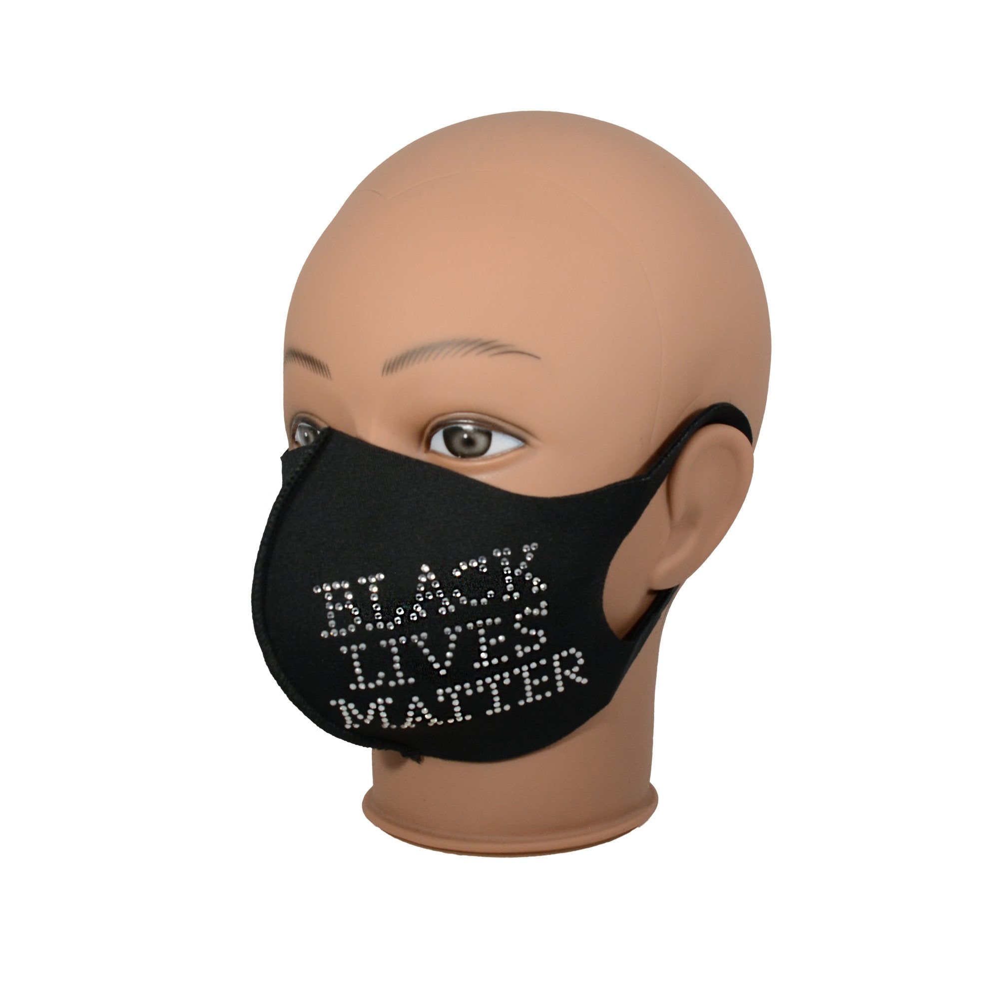 Black Lives Matter Fashion Studded Mask