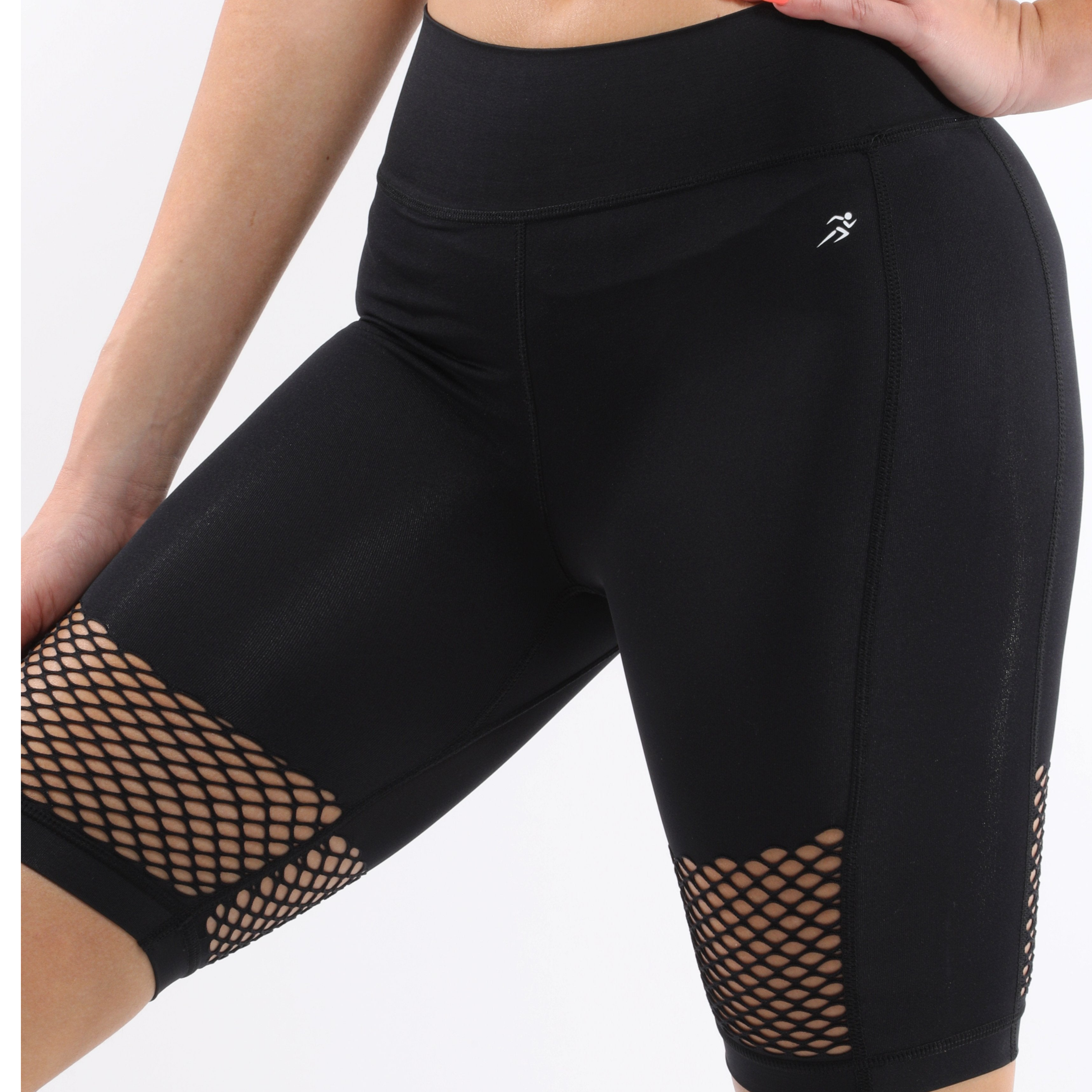 Malibu Seamless Activewear Shorts - Black