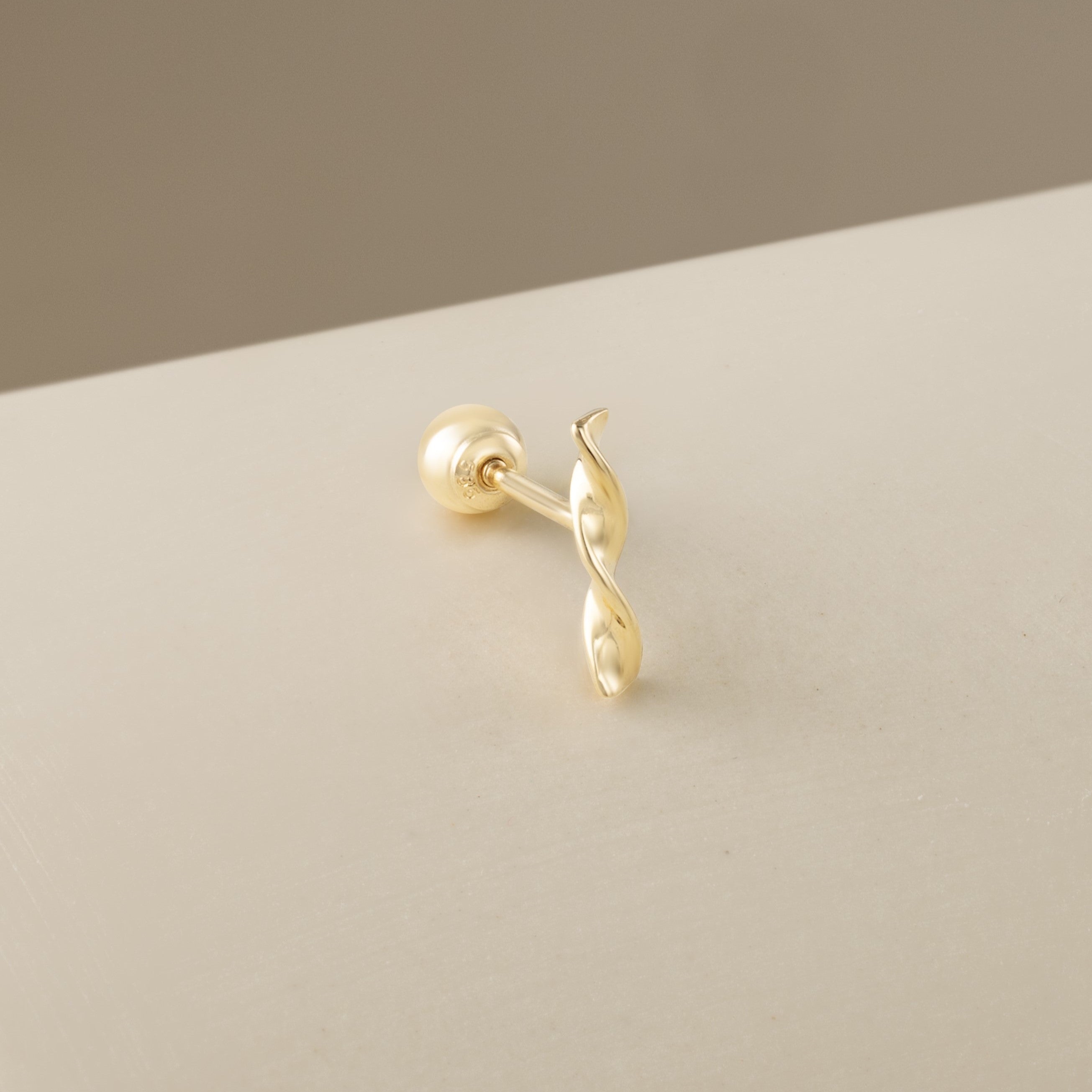 14K (58.5%) SOLID GOLD KEELIN PIERCING