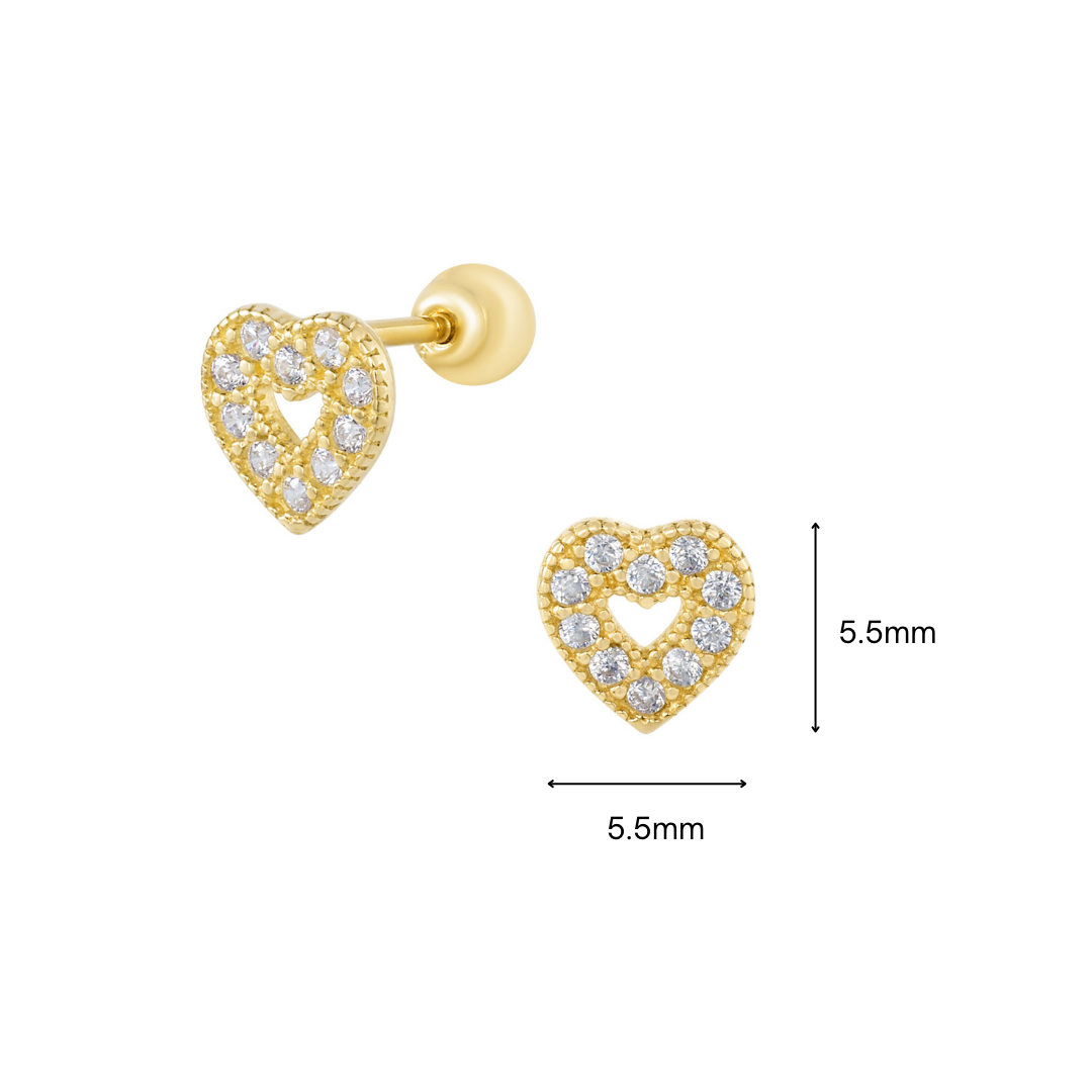 14K (58.5%) SOLID GOLD DULCIE PIERCING