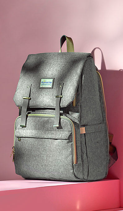 Canvas Diaper Bag Travel Backpack