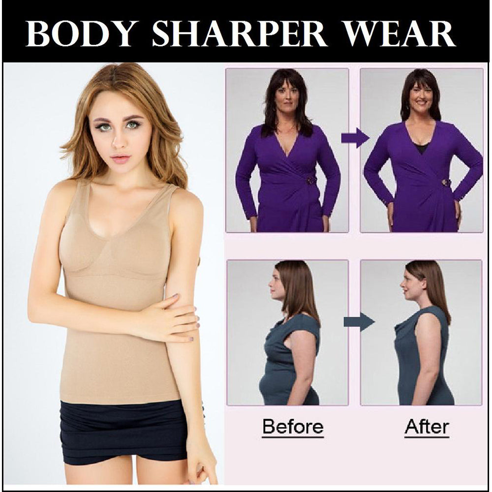 Women's Tummy Control Shape Wear Tank Tops L