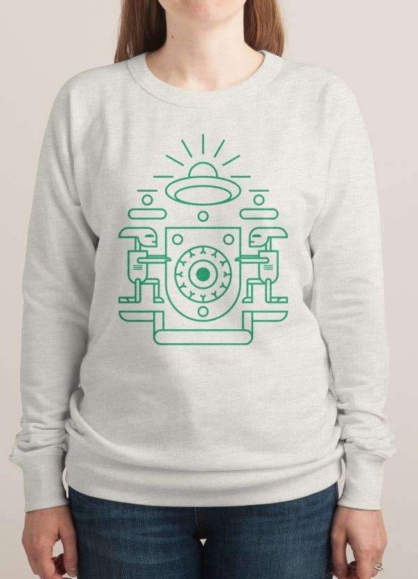 Ufo Watchers Women Printed Sweat Shirt