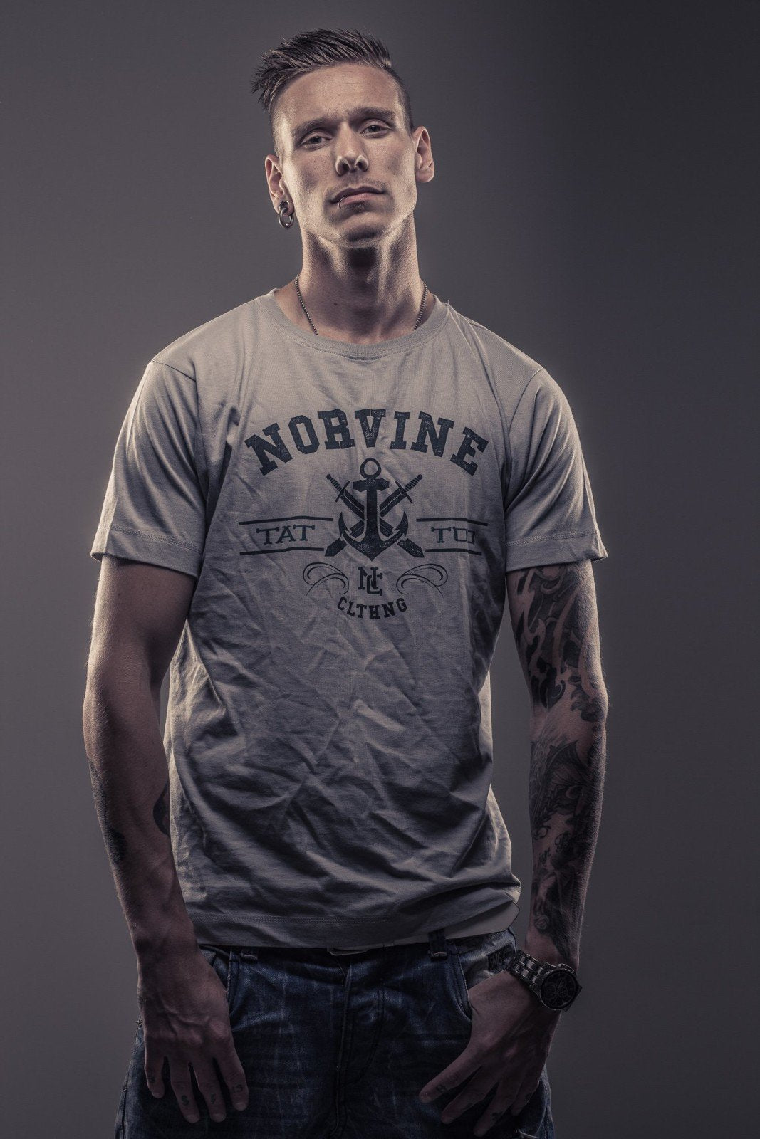 Tattoo Anchor T-Shirt by Norvine